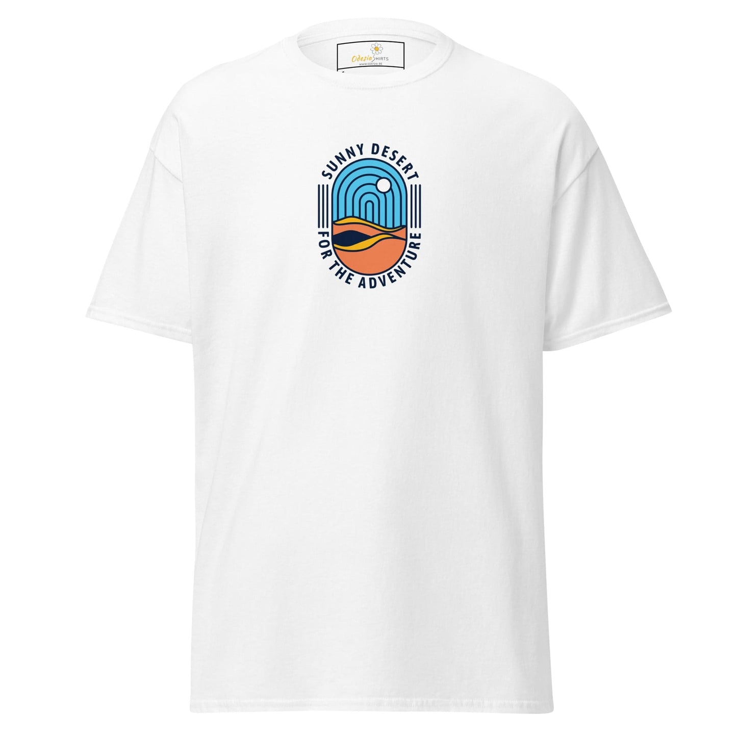 Unisex classic tee - SUMMER SUNNY DESERT - REGULAR - White / S