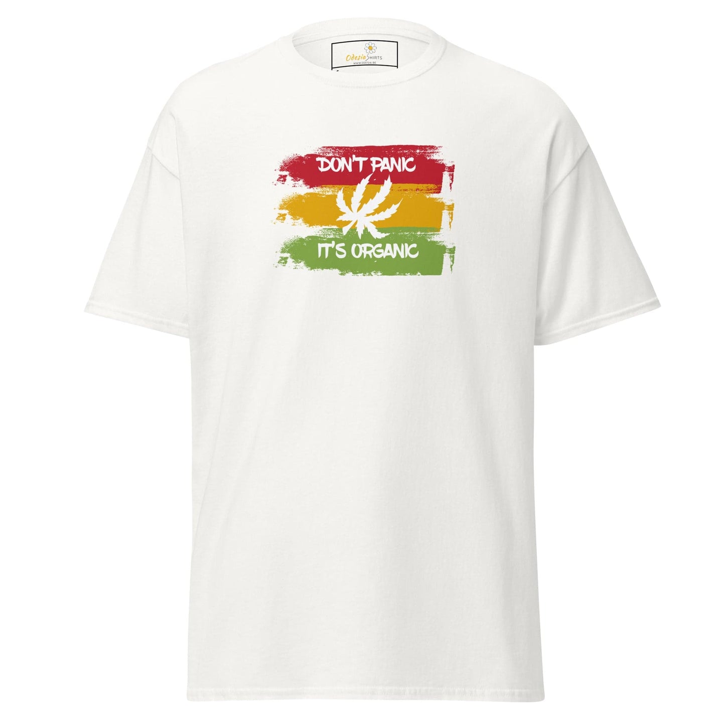 Unisex classic t-shirt - MYSTIC DON’T PANIC ORGANIC - REGULAR - White / S