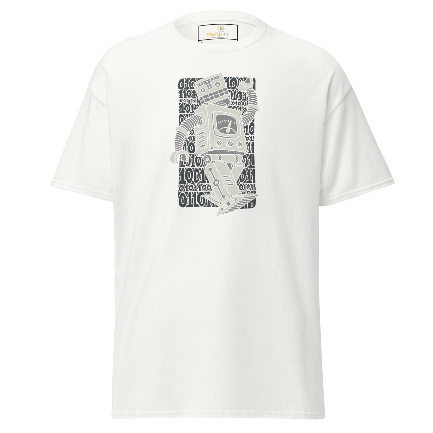 Unisex classic t-shirt - FANTASY ROBOTS NEVER DIE - REGULAR - White / S