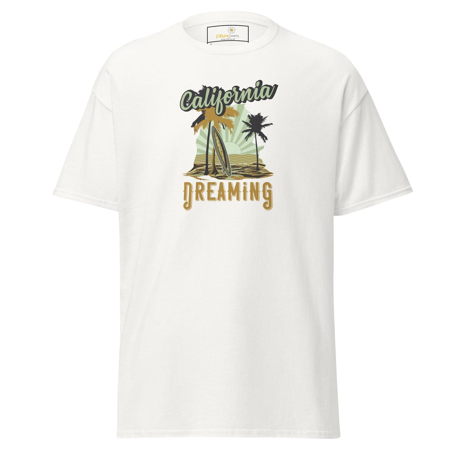 Unisex classic t-shirt - SUMMER CALIFORNIA DREAM - REGULAR - White / S