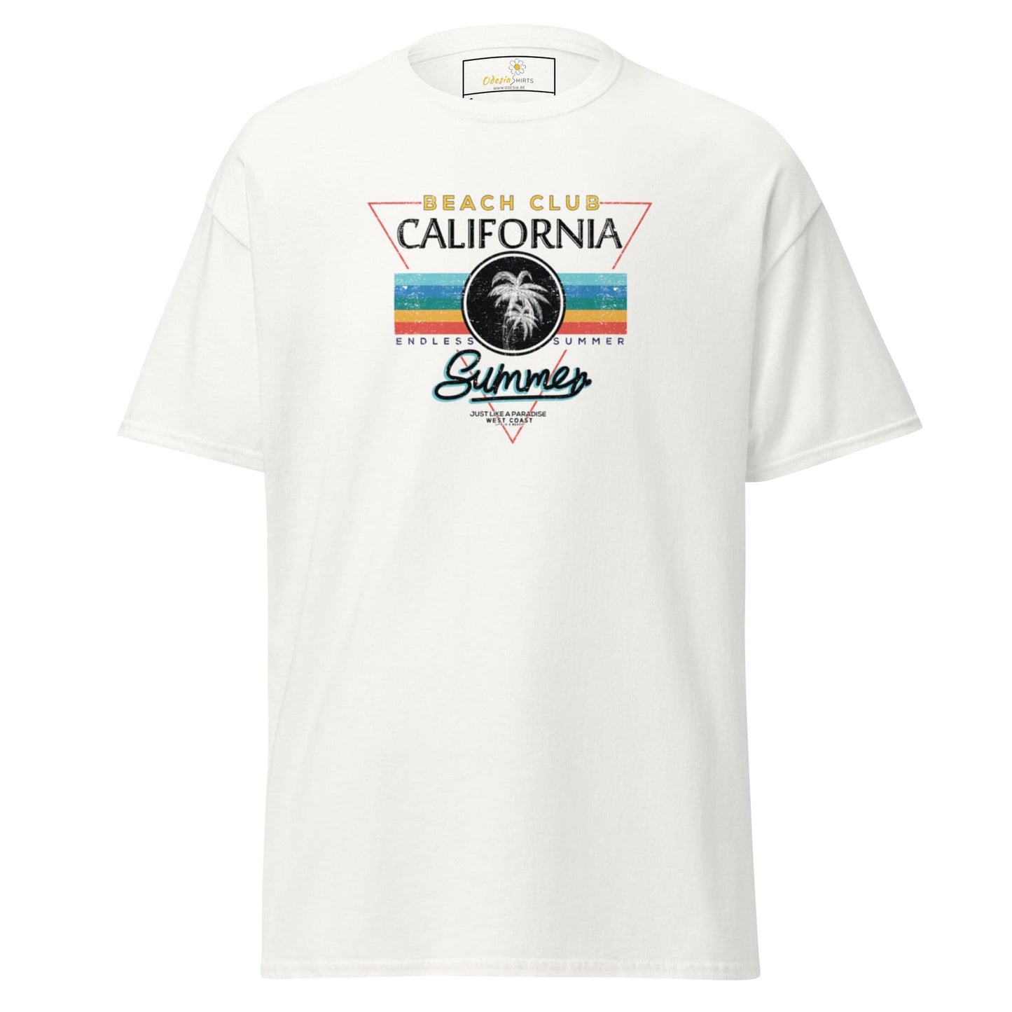 White graphic T-shirt displayed in T-SHIRT DESIGN TEE for men and women sizes S to XL