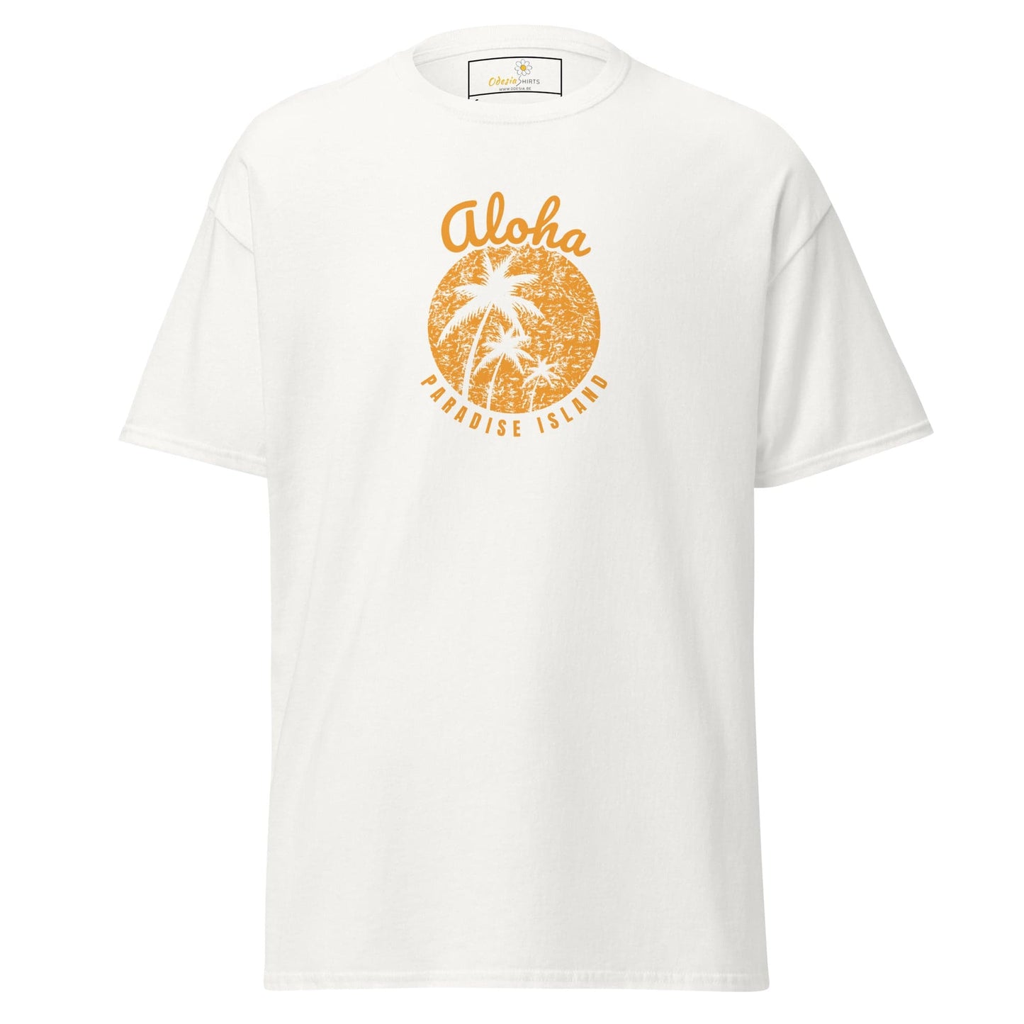 Unisex classic t-shirt - SUMMER COUNTRY PARADISE ISLAND - REGULAR - White / S