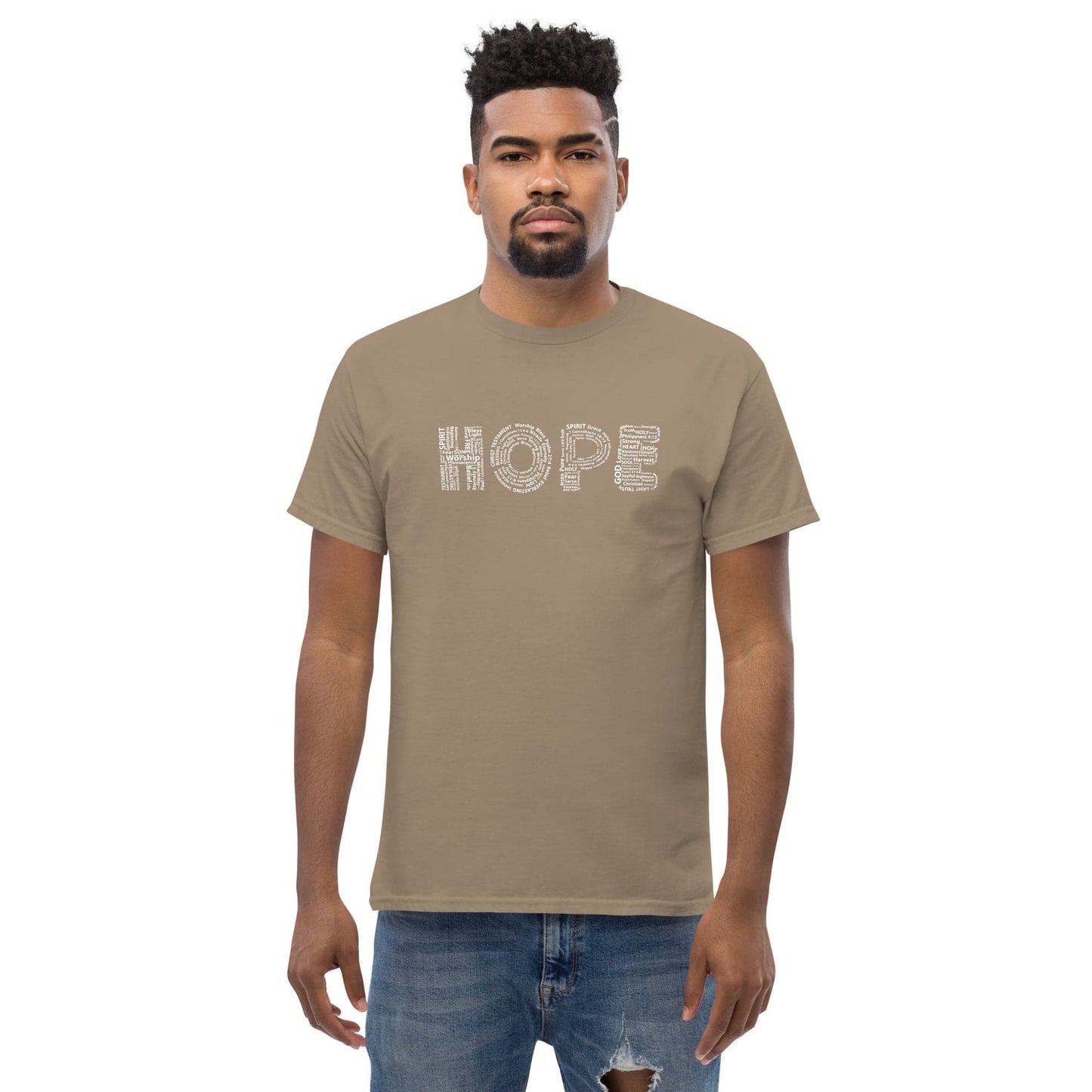 Art T-shirt Design Tee • Man / Woman • [s-xl] - Brown Savana / s