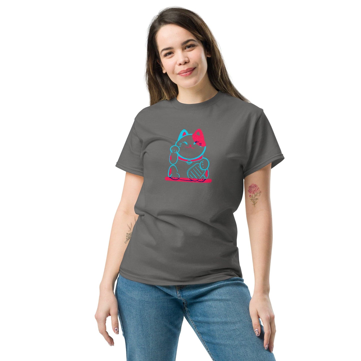Art T-shirt Design Tee • Man / Woman • [s-xl] - Charcoal / s