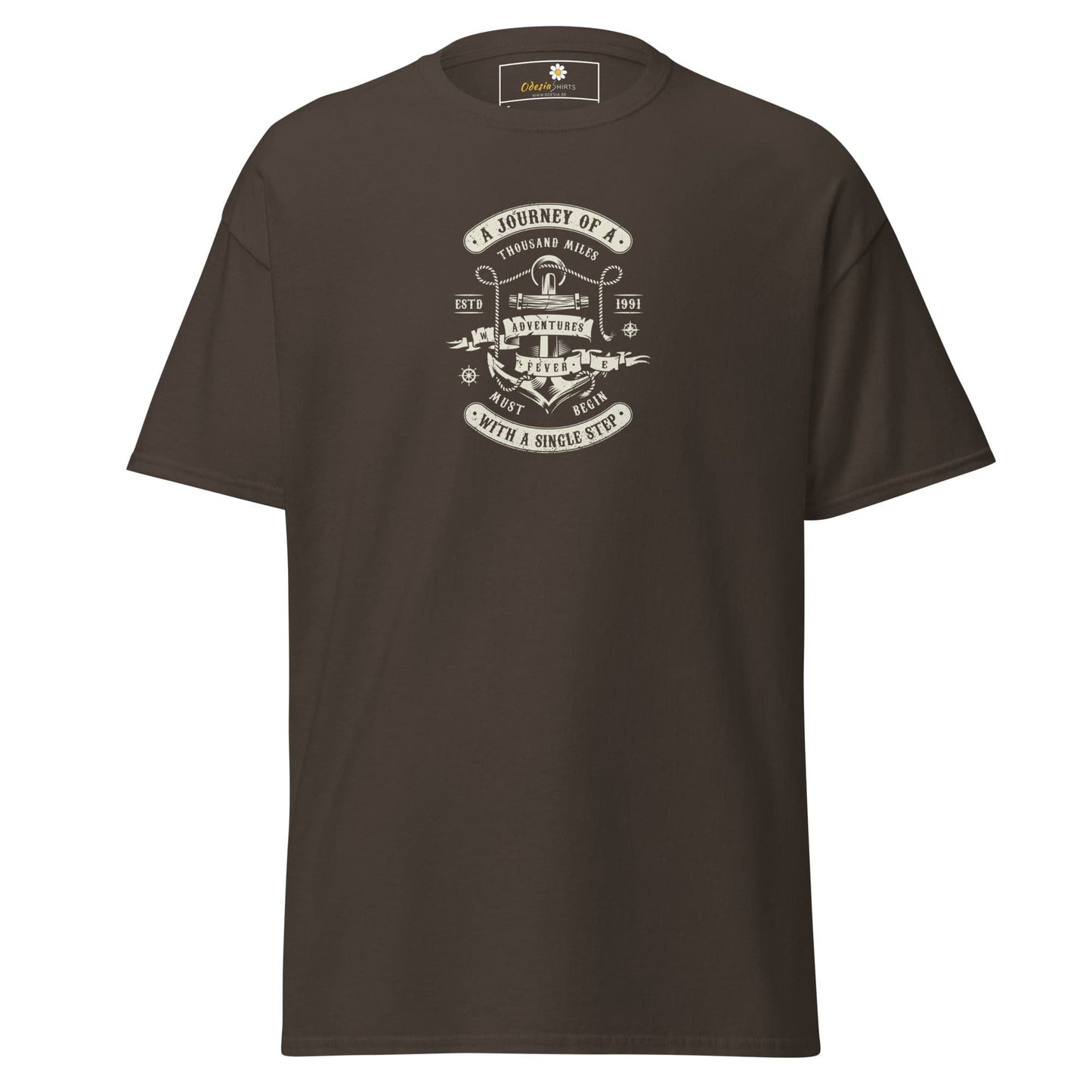 Art T-shirt Design Tee • Man / Woman • [s-xl] - Dark Chocolate / s