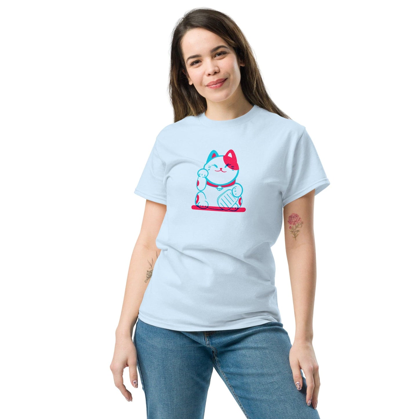 Art T-shirt Design Tee • Man / Woman • [s-xl] - Light Blue / s