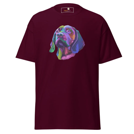 Art T-shirt Design Tee • Man / Woman • [s-xl] - Maroon / s