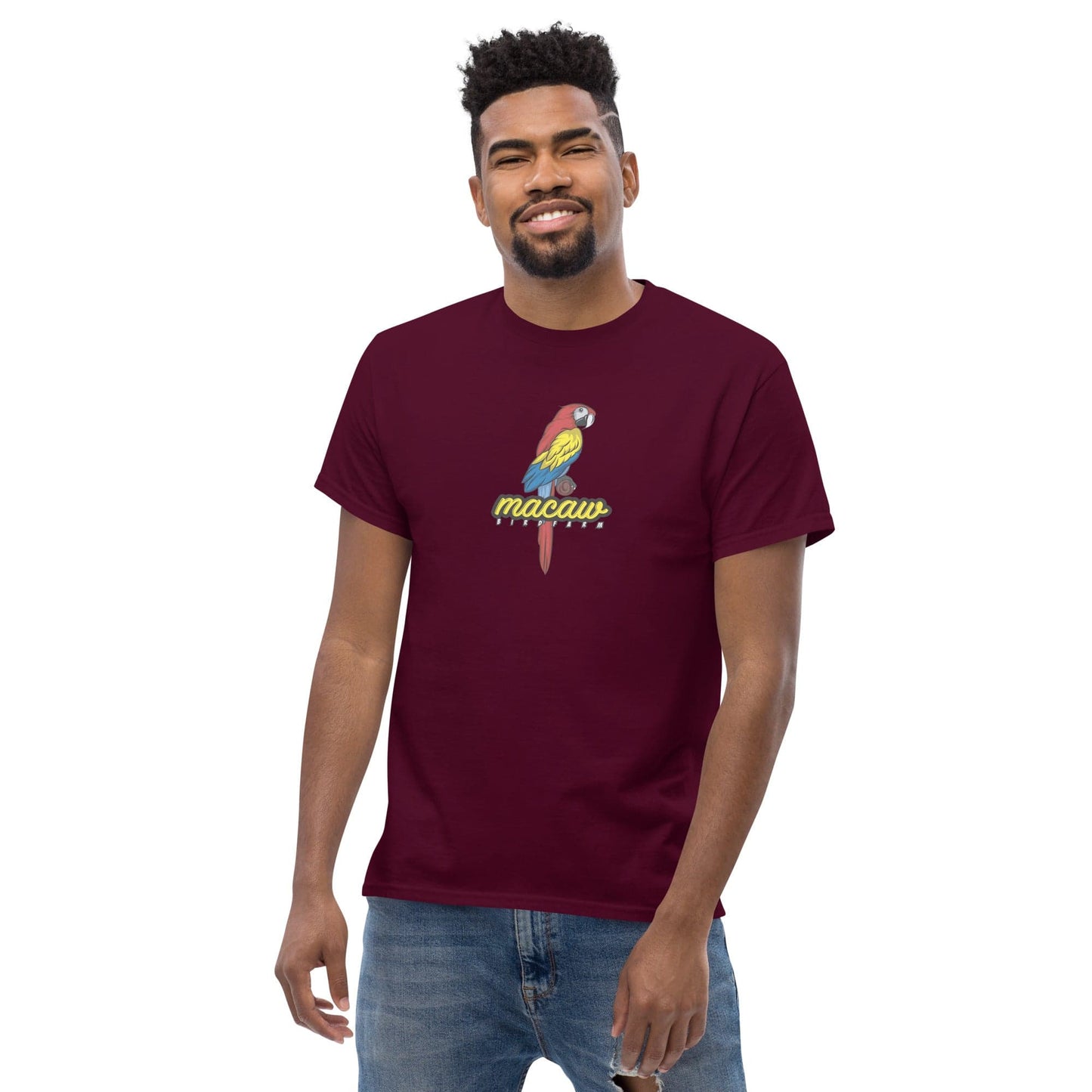 Art T-shirt Design Tee • Man / Woman • [s-xl] - Maroon / s