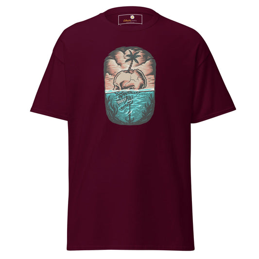Art T-shirt Design Tee • Man / Woman • [s-xl] - Maroon / s
