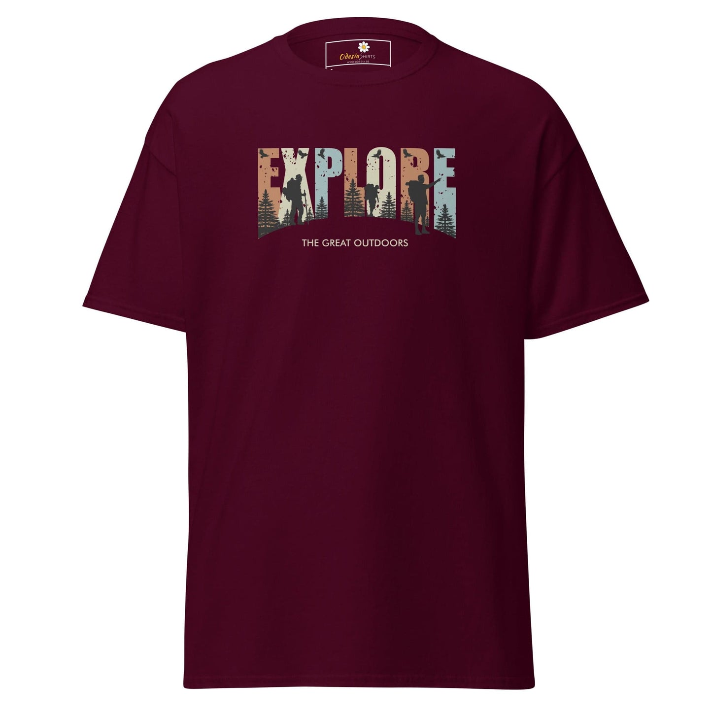 Art T-shirt Design Tee • Man / Woman • [s-xl] - Maroon / s