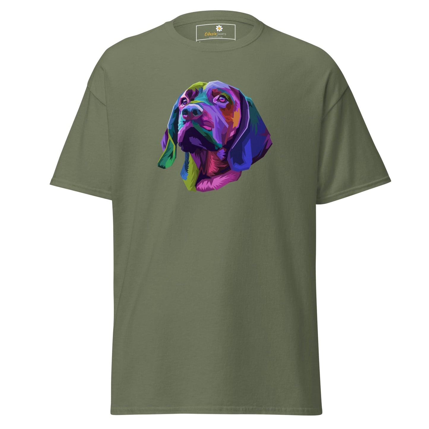 Art T-shirt Design Tee • Man / Woman • [s-xl] - Military Green / s