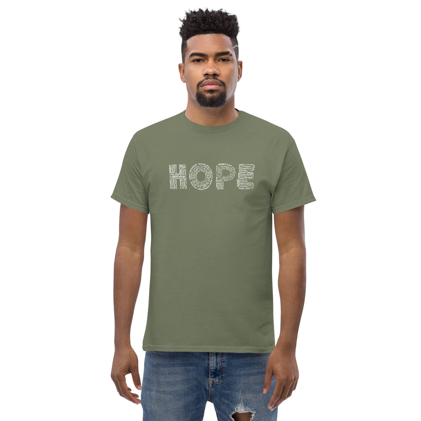 Art T-shirt Design Tee • Man / Woman • [s-xl] - Military Green / s