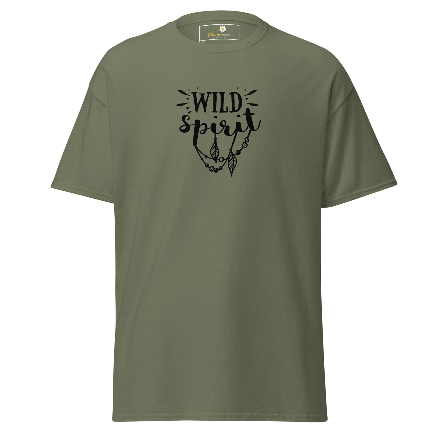 Art T-shirt Design Tee • Man / Woman • [s-xl] - Military Green / s