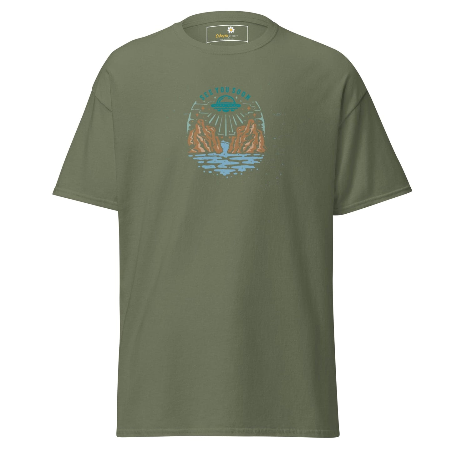 Art T-shirt Design Tee • Man / Woman • [s-xl] - Military Green / s