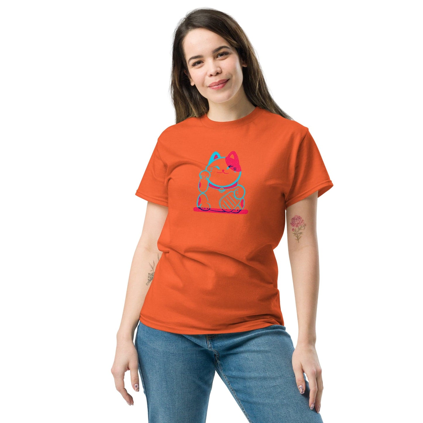 Art T-shirt Design Tee • Man / Woman • [s-xl] - Orange / s