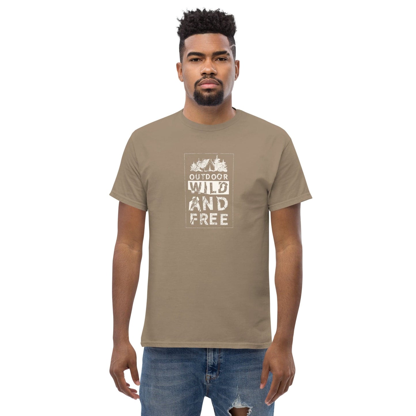 Art T-shirt Design Tee • Men / Women • [2xl-5xl] - Brown Savana / 2xl