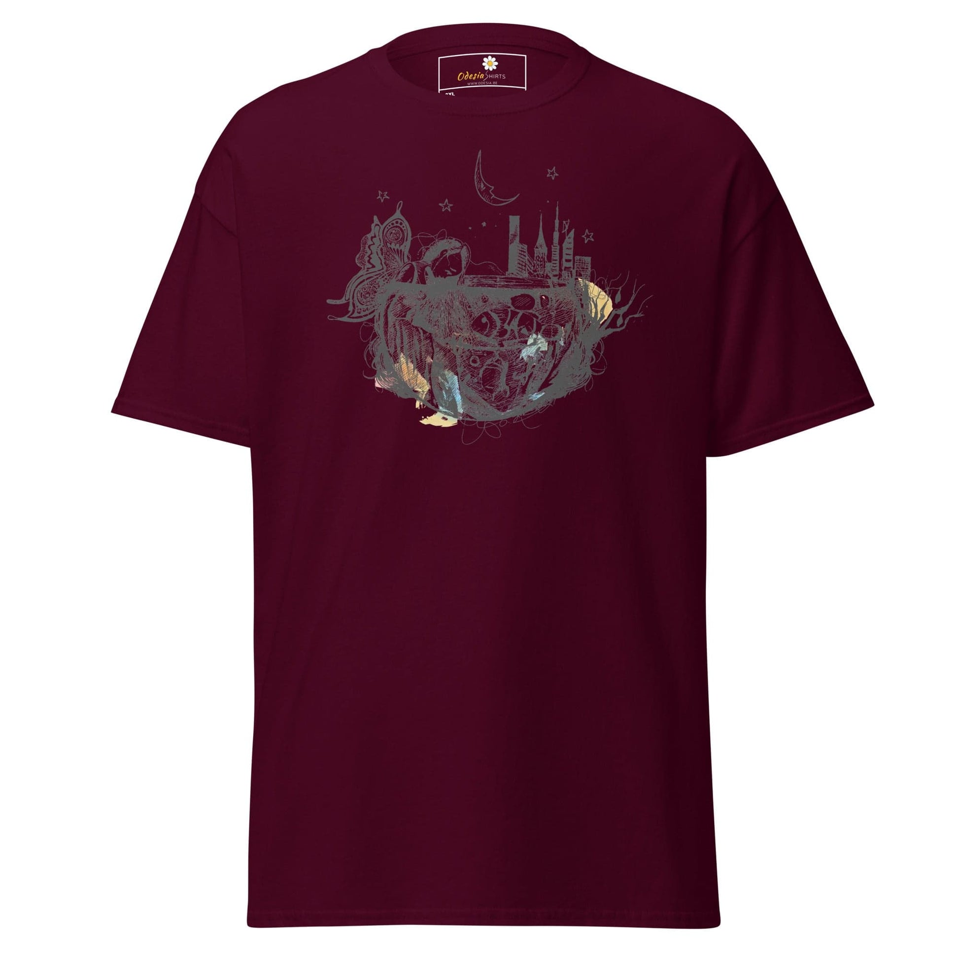 Art T-shirt Design Tee • Men / Women • [2xl-5xl] - Maroon / 2xl