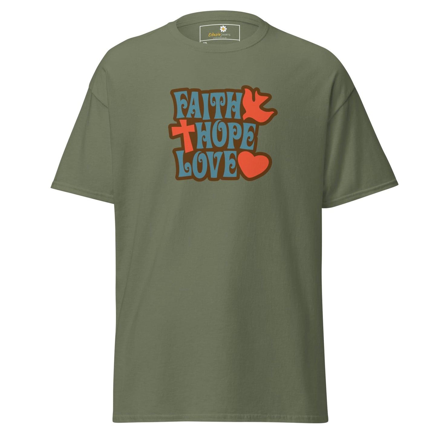 Art T-shirt Design Tee • Men / Women • [2xl-5xl] - Military Green / 2xl
