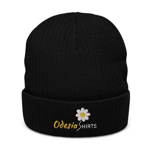 Ribbed knit beanie - Black