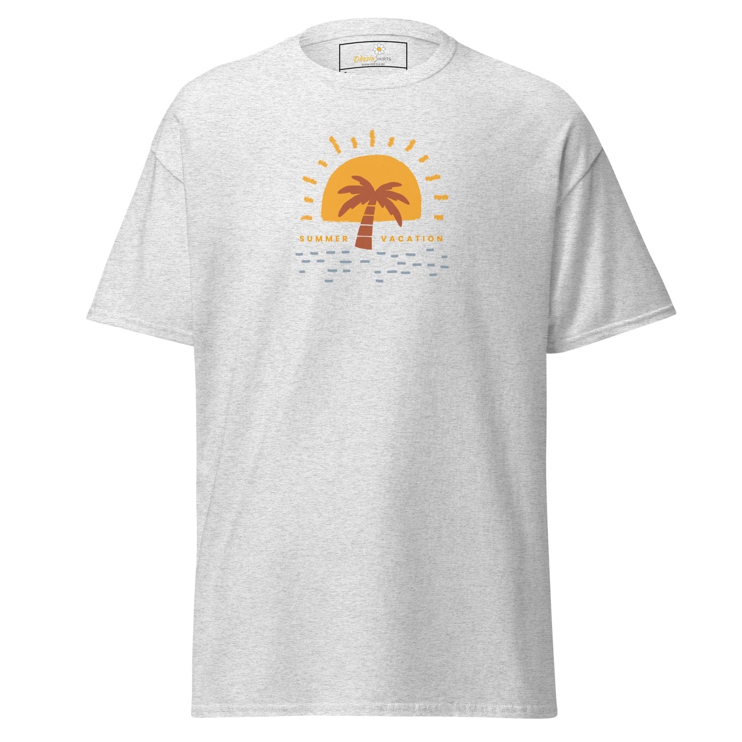 Unisex classic tee - SUMMER VACATION - REGULAR - Ash / S