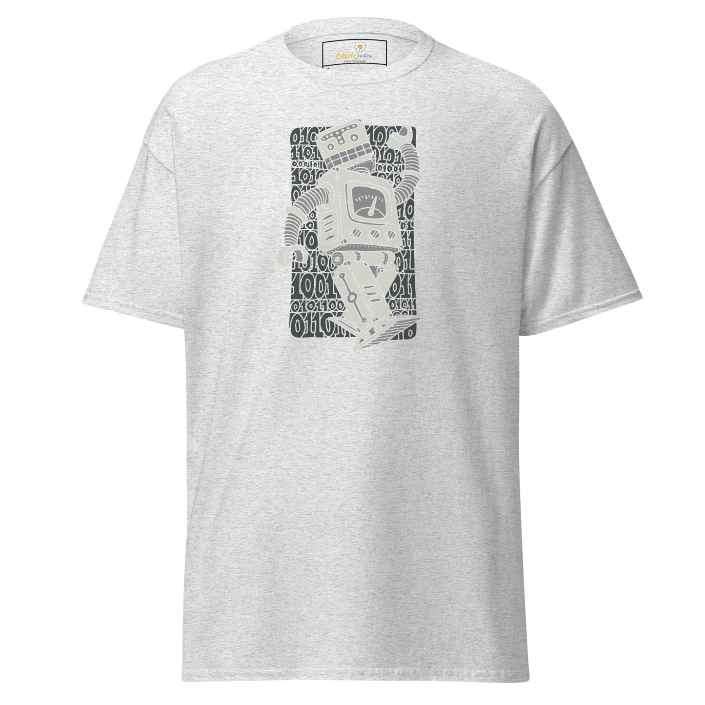 Unisex classic t-shirt - FANTASY ROBOTS NEVER DIE - REGULAR - Ash / S