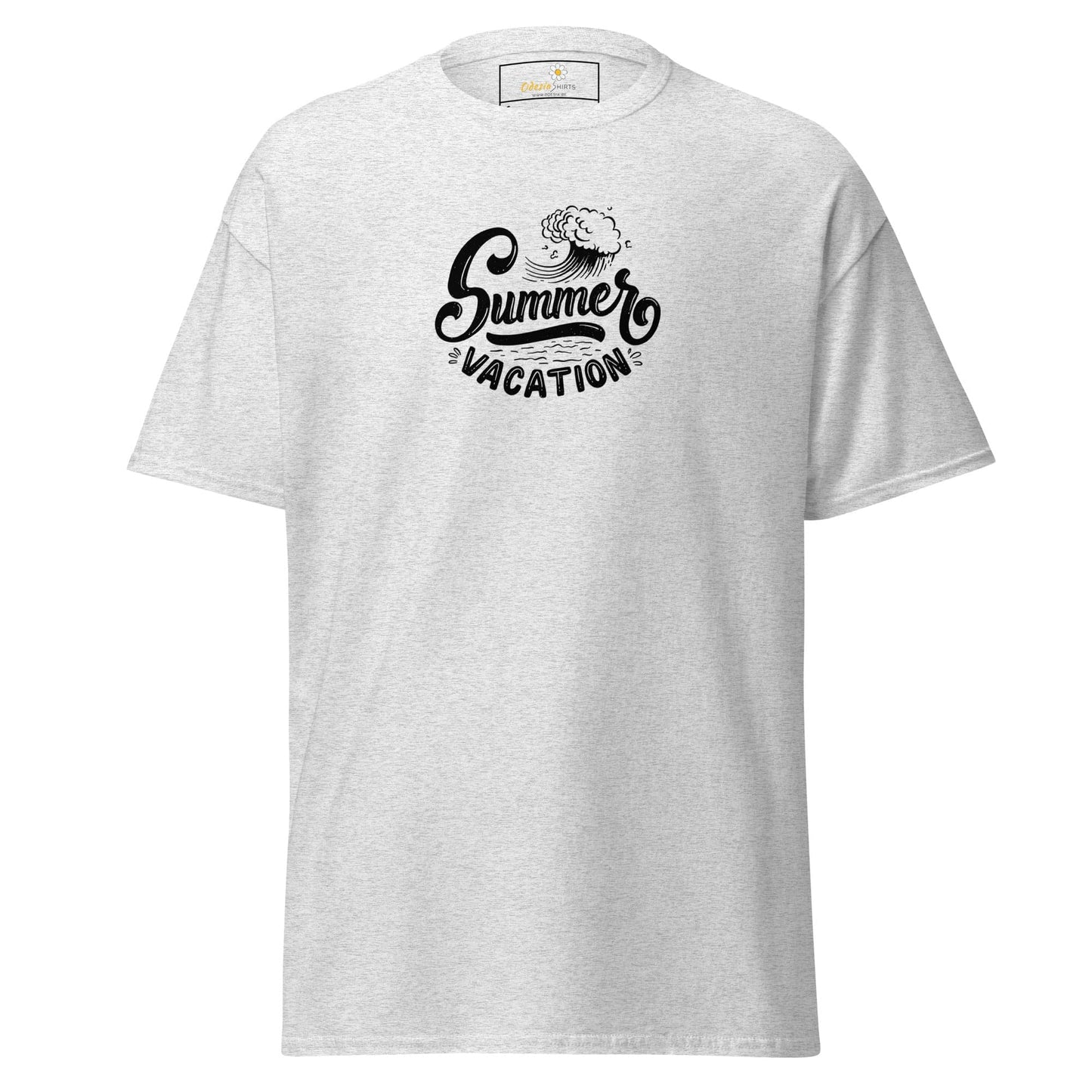 Unisex classic tee - SUMMER VACATION - REGULAR - Ash / S