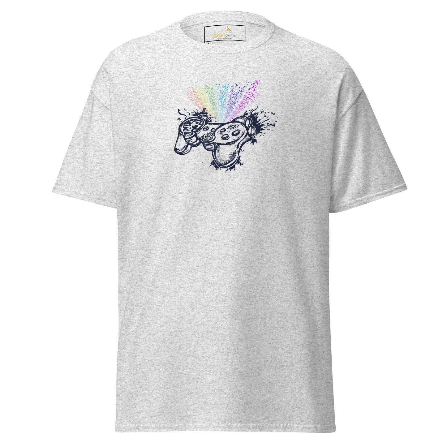 Unisex classic tee - IT COLORFUL GAMER - REGULAR - Ash / S