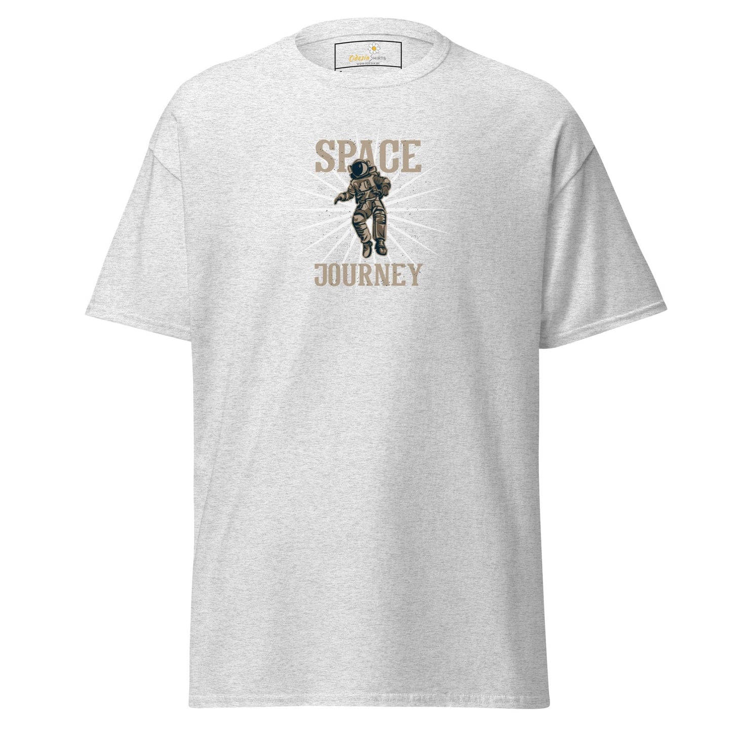 Unisex classic tee - ASTRONAUT SPACE JOURNEY - REGULAR - Ash / S
