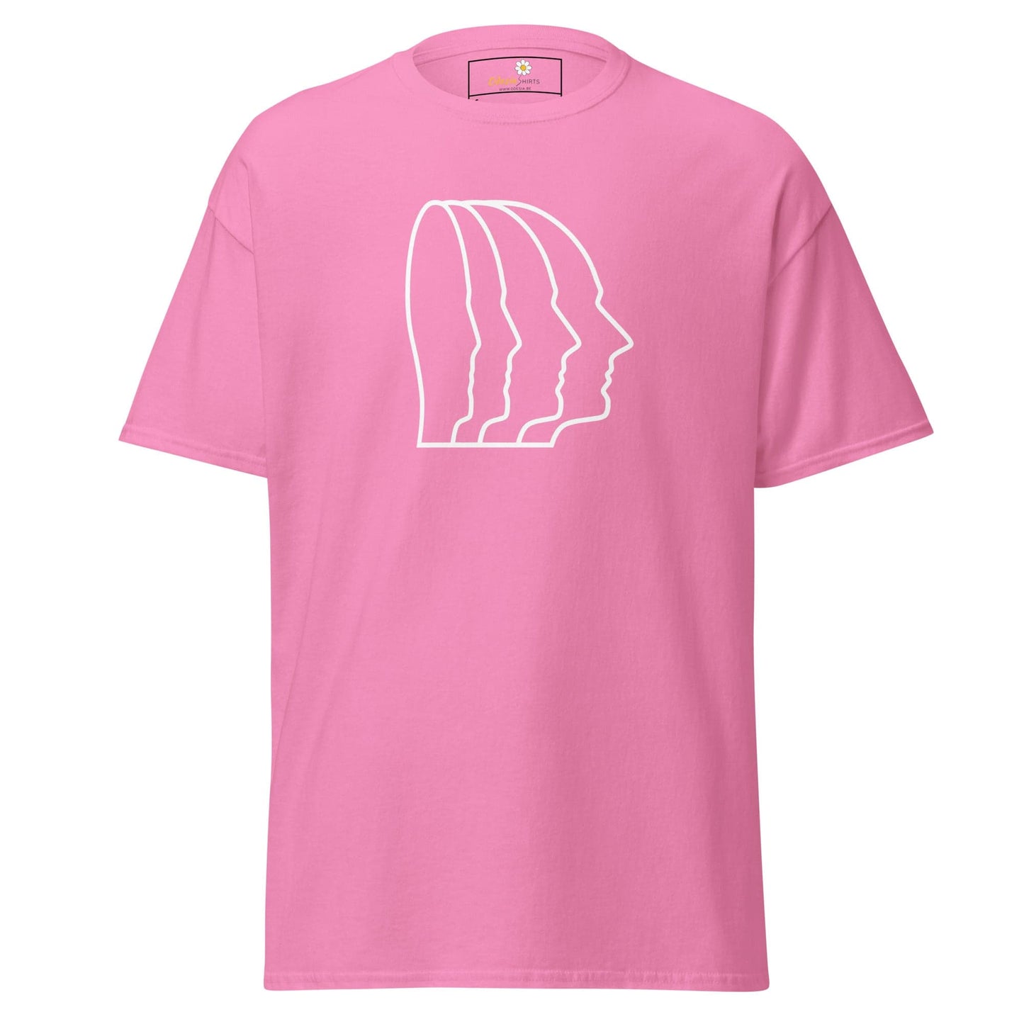 Unisex classic tee - ABSTRACT HEAD ONE - REGULAR - Azalea / S
