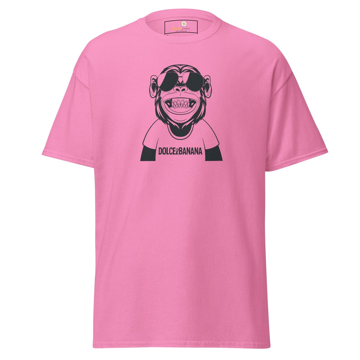 Unisex classic t-shirt - FUN DOLCE BANANA - REGULAR - Azalea / S