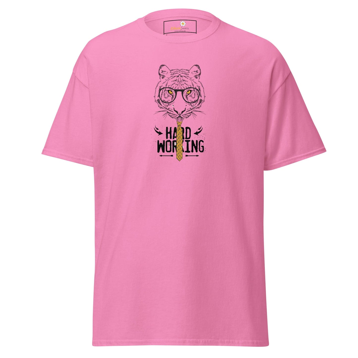 Unisex classic tee - WILD LIFE TIGER WORK - REGULAR - Azalea / S