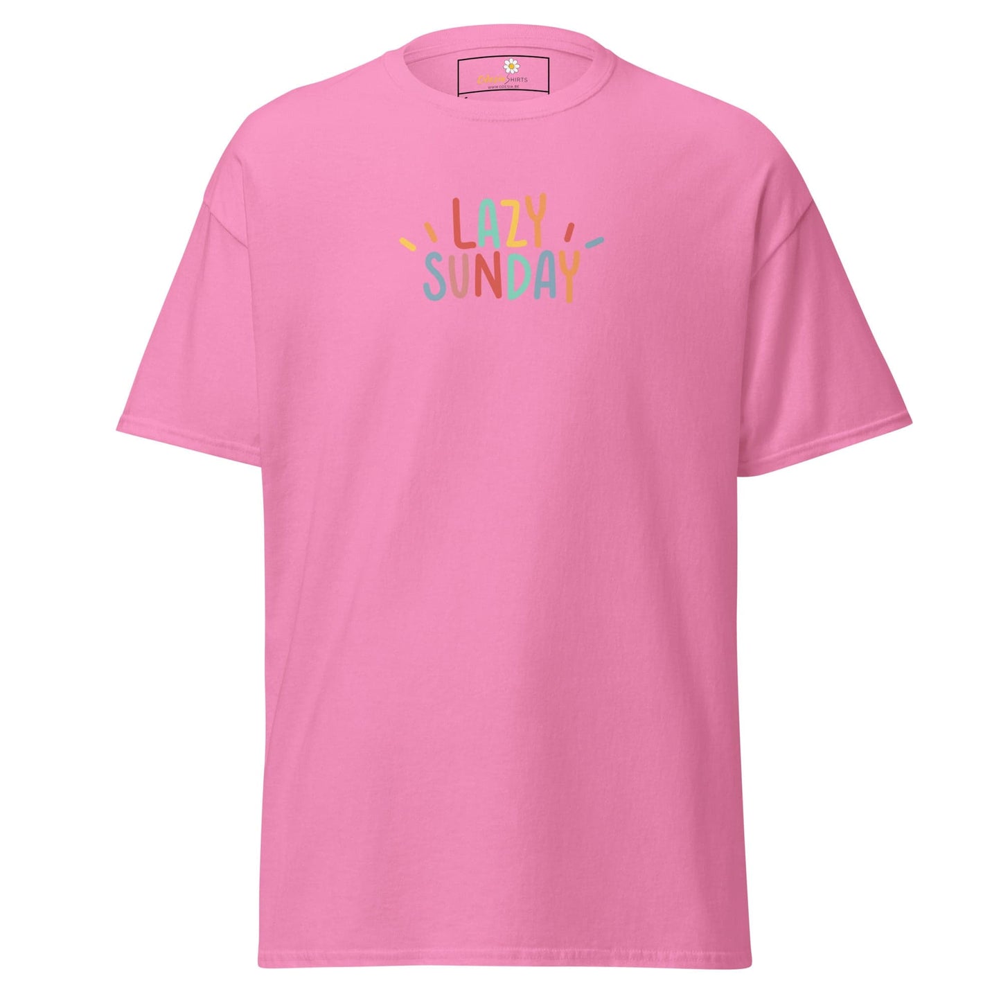 Unisex classic tee - MISC LAZY SUNDAY - REGULAR - Azalea / S
