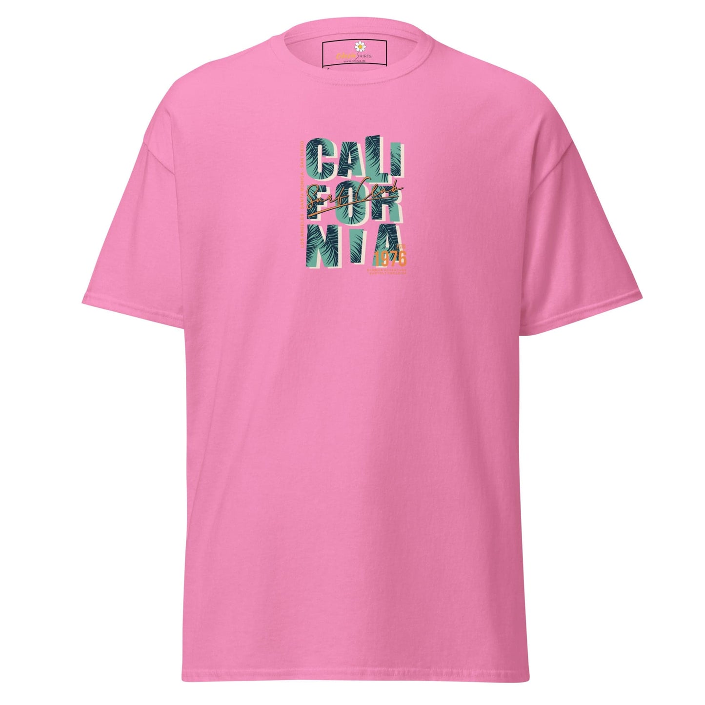 Unisex classic tee - TEXT CALIFORNIA - REGULAR - Azalea / S