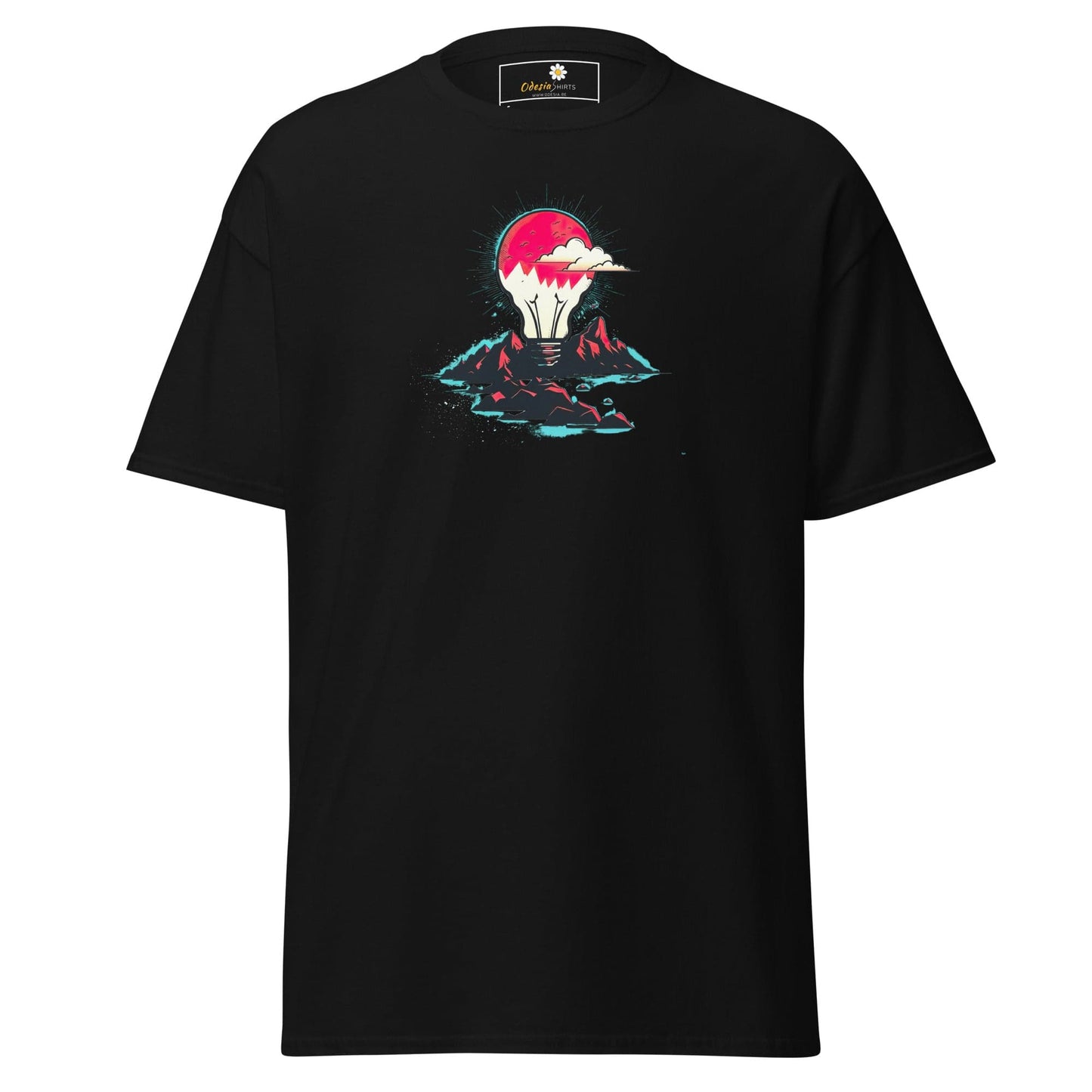 Unisex classic tee - MISC LIGHTBULB MOUNTAIN - REGULAR - Black / S