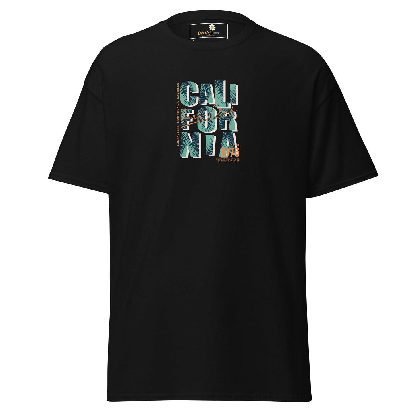 Unisex classic tee - TEXT CALIFORNIA - REGULAR - Black / S