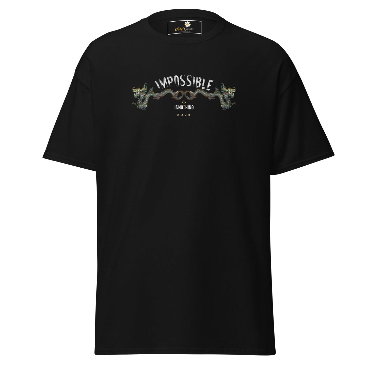 Unisex classic t-shirt - MYSTIC IMPOSSIBLE IS NOTHING - REGULAR - Black / S