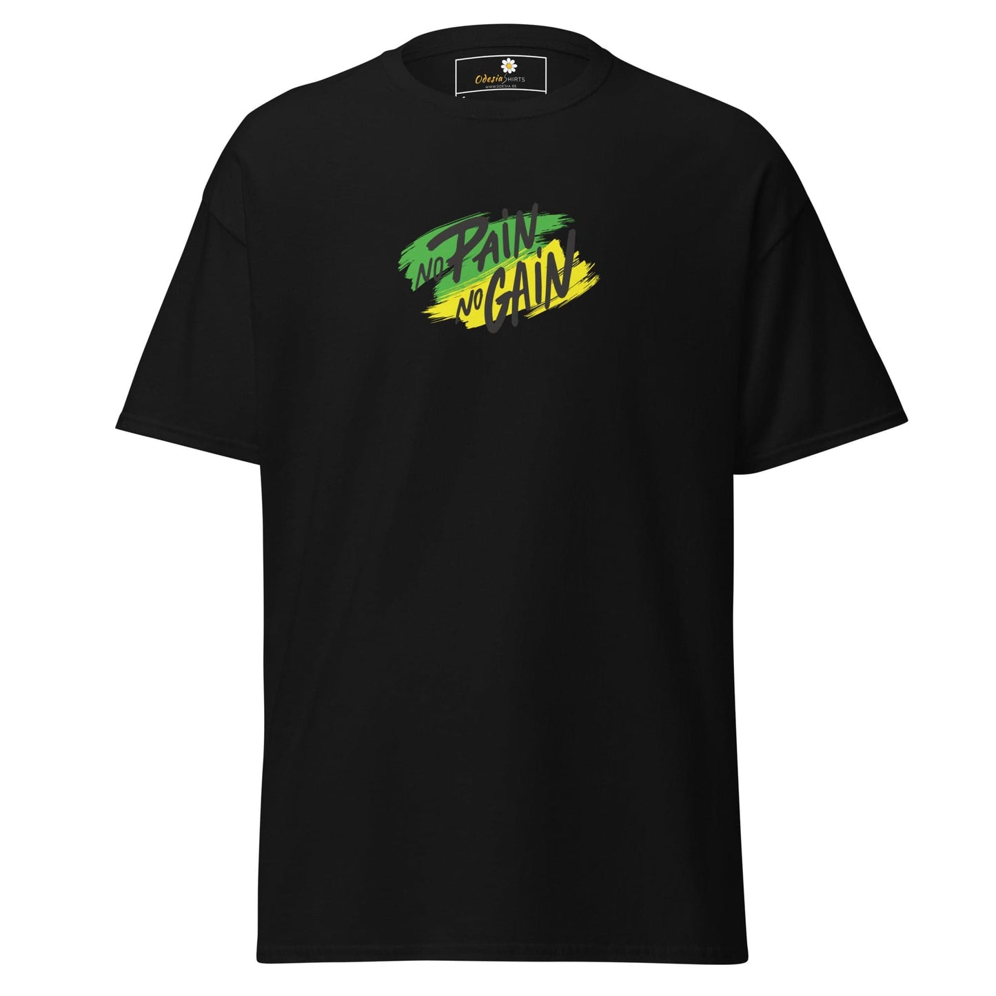 Unisex classic tee - SPORT NO PAIN NO GAIN - REGULAR - Black / S