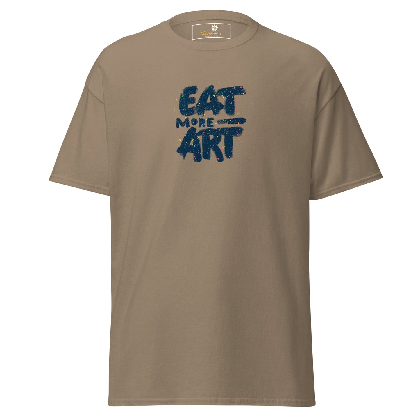 Unisex classic tee - MISC EAT MORE ART - REGULAR - Brown Savana / S