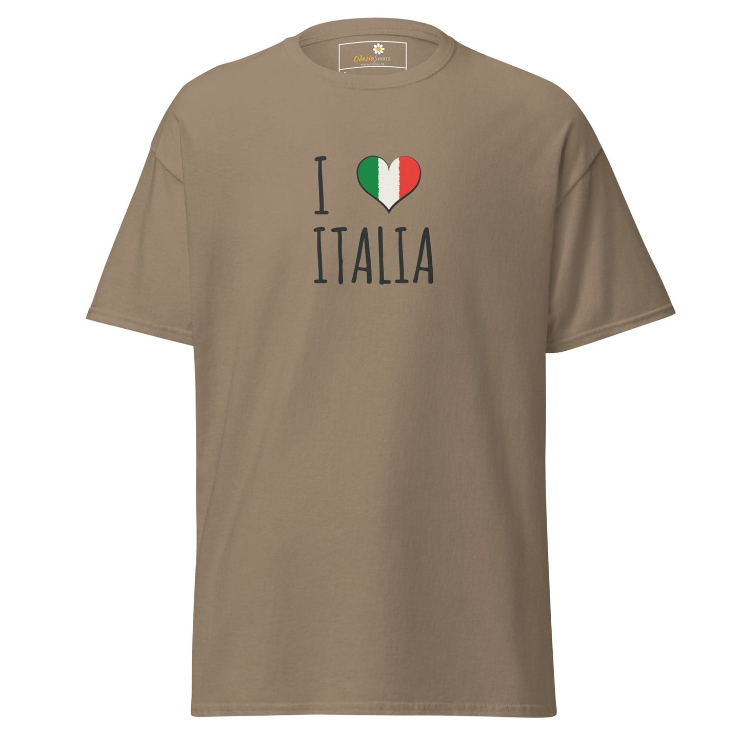 Unisex classic tee - COUNTRY I LOVE ITALY - REGULAR - Brown Savana / S