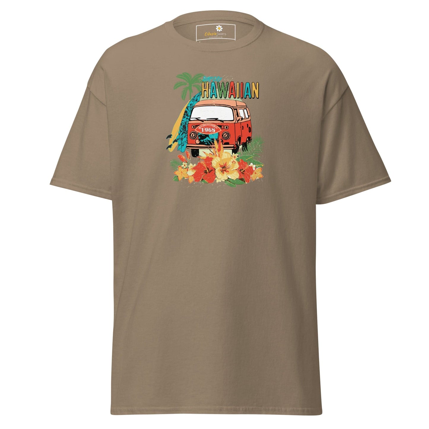 Unisex classic tee - SUMMER HAWAIAN VAN - REGULAR - Brown Savana / S