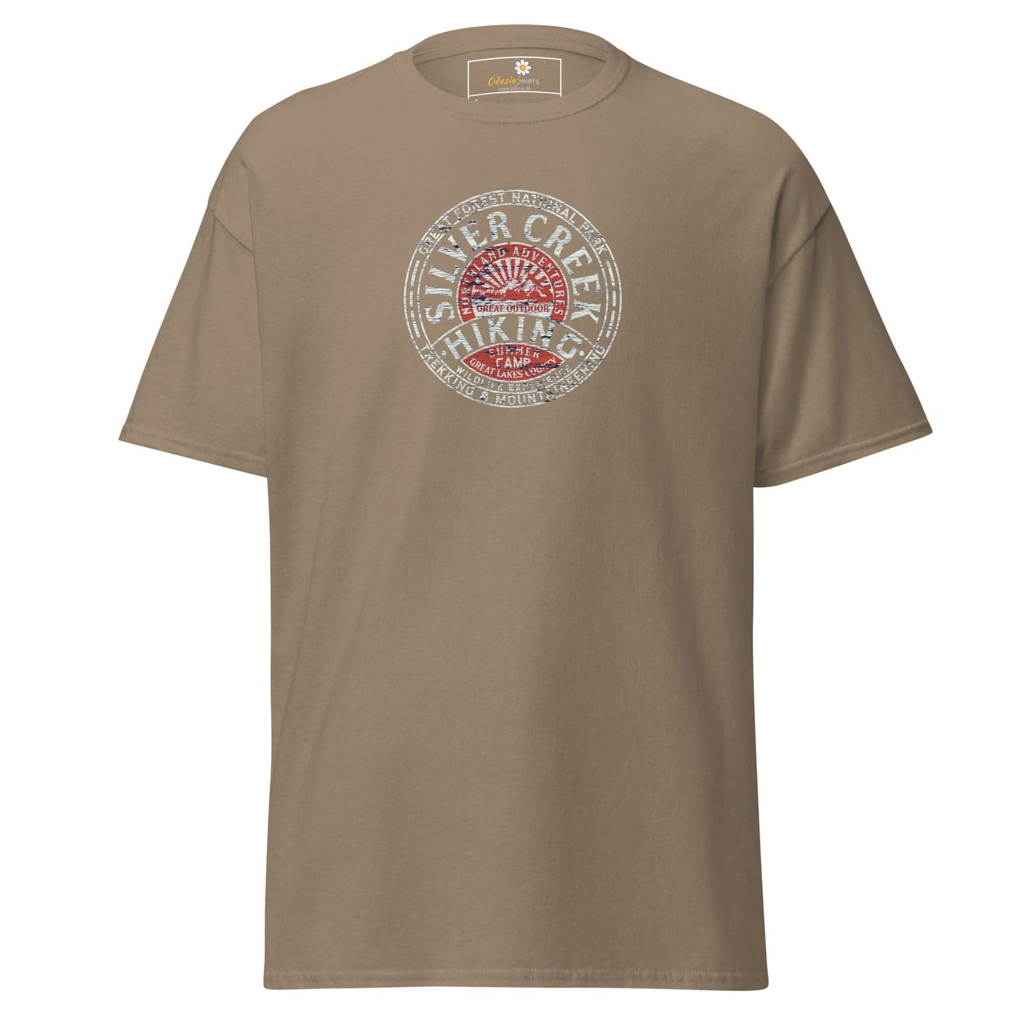 Unisex classic tee - ADVENTURE SILVER CREEK HIKING - REGULAR - Brown Savana / S