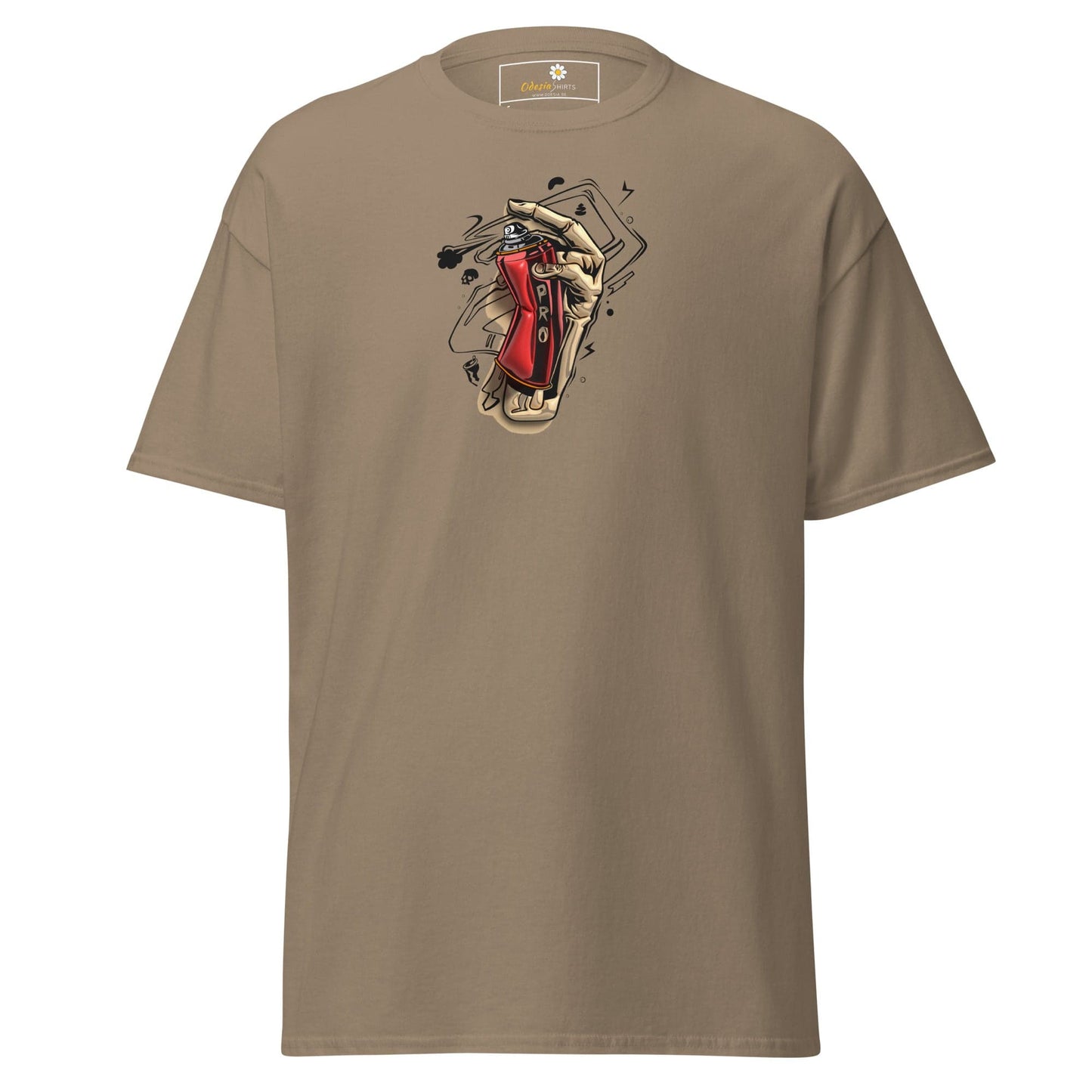Unisex classic tee - MISC PAINT CANS - REGULAR - Brown Savana / S