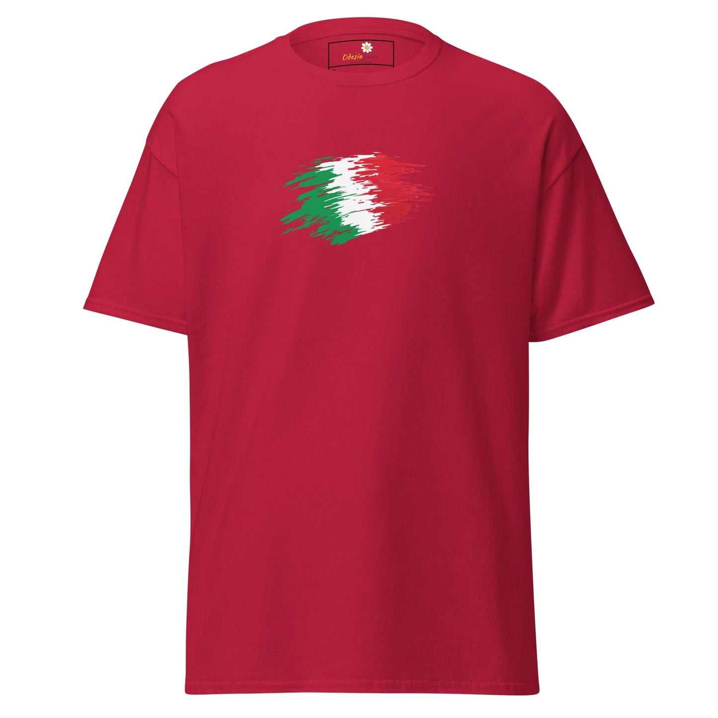 Unisex classic tee - COUNTRY ITALIAN SHAPE - REGULAR - Cardinal / S