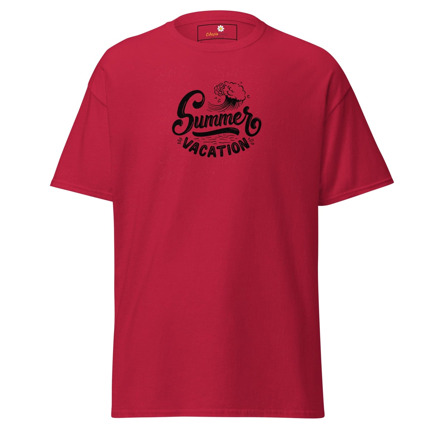 Unisex classic tee - SUMMER VACATION - REGULAR - Cardinal / S