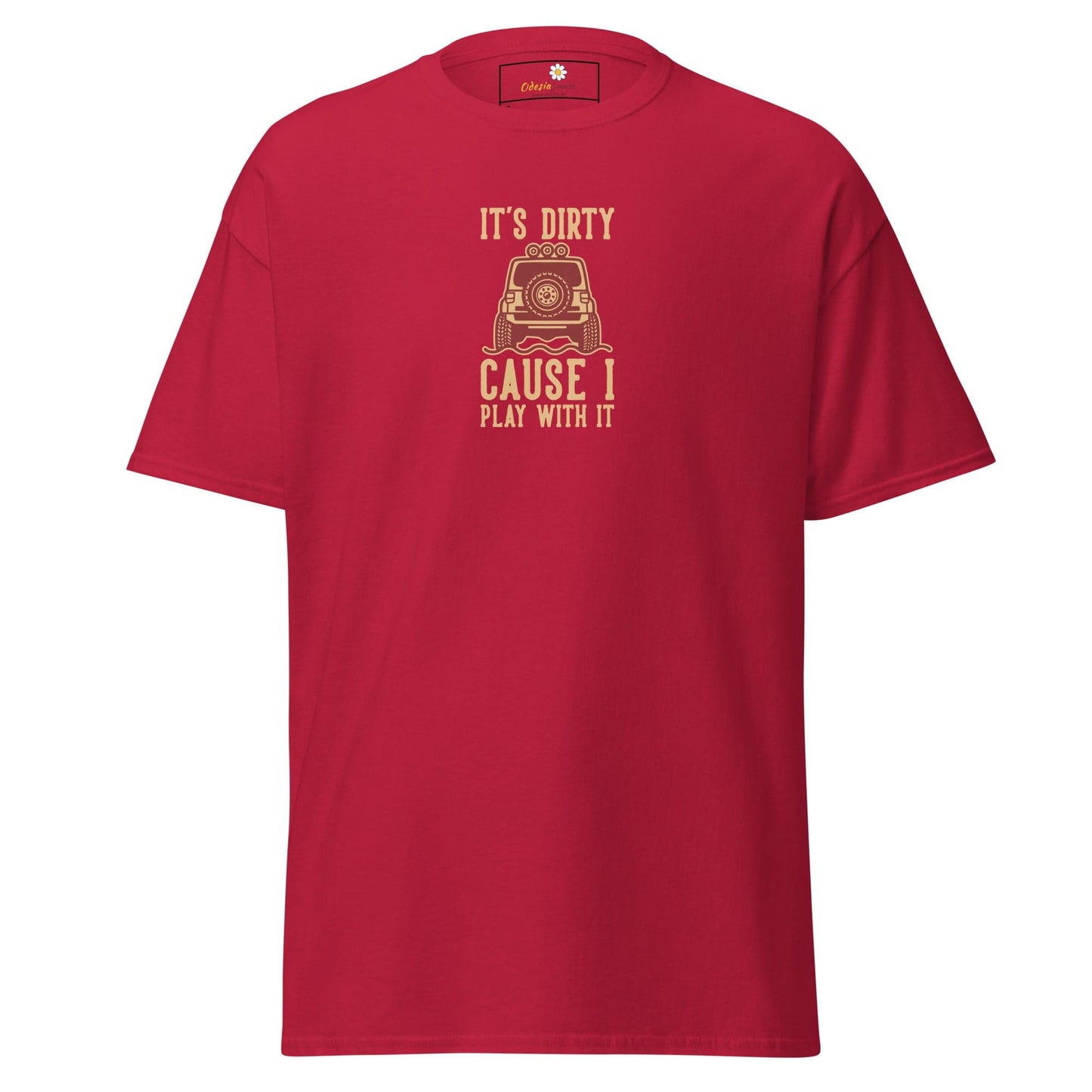 Unisex classic tee - MISC DIRTY CAUSE I PLAY - REGULAR - Cardinal / S