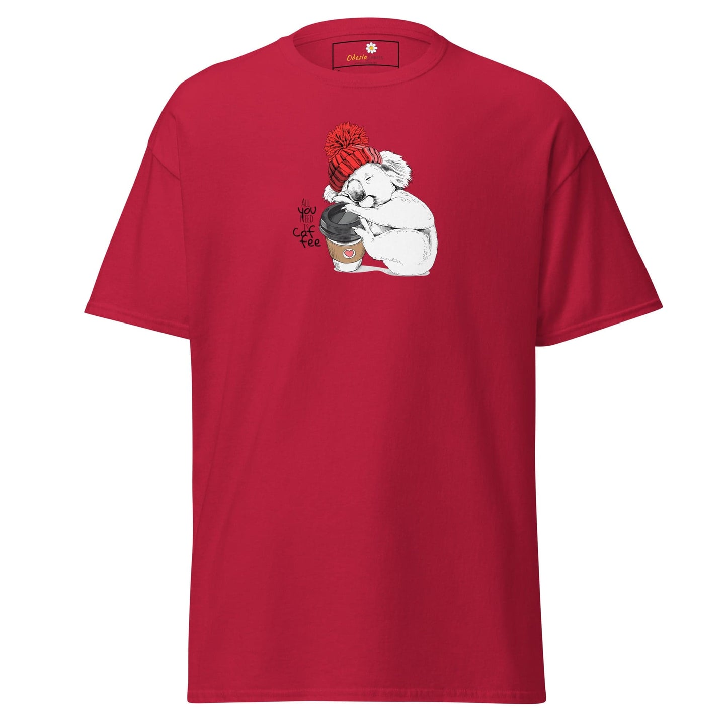 Unisex classic tee - WILD LIFE FUN KOALA - REGULAR - Cardinal / S