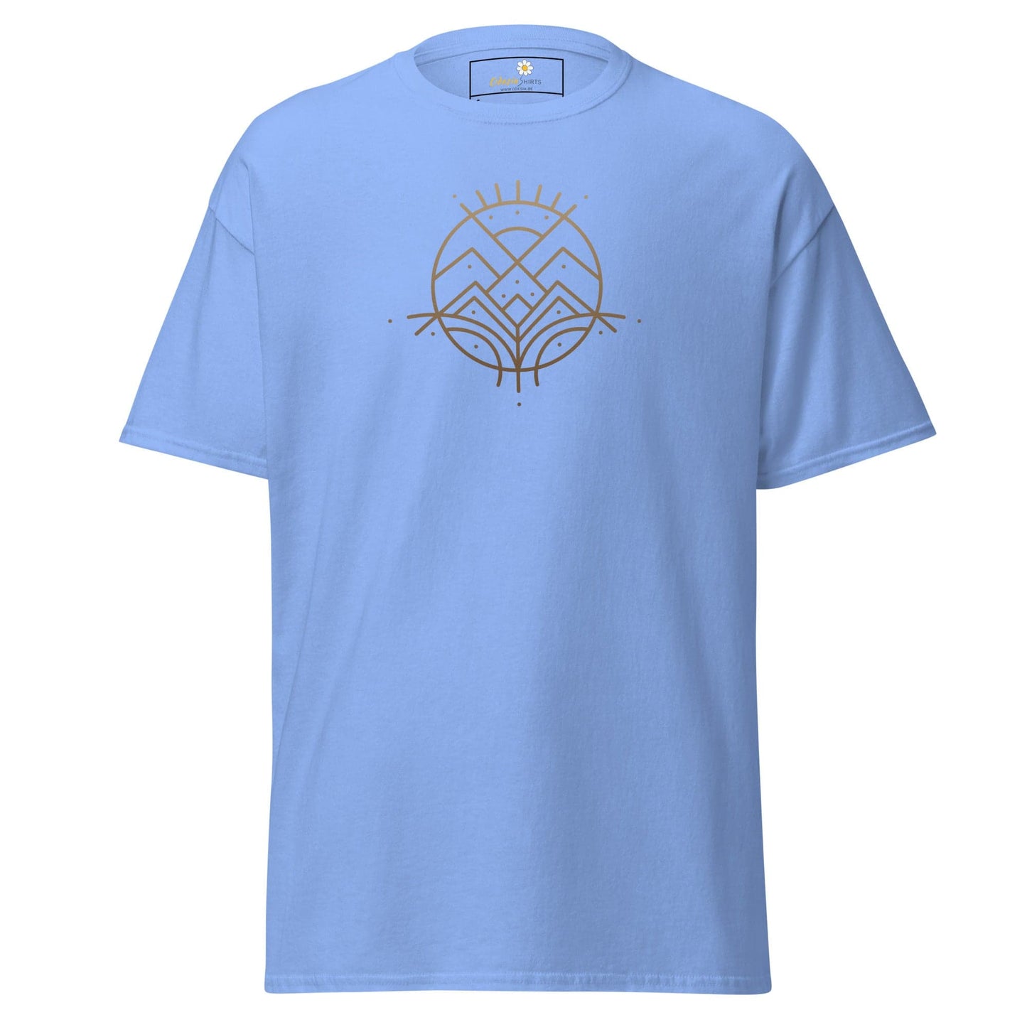 Unisex classic tee - ABSTRACT LANDSCAPE - REGULAR - Carolina Blue / S