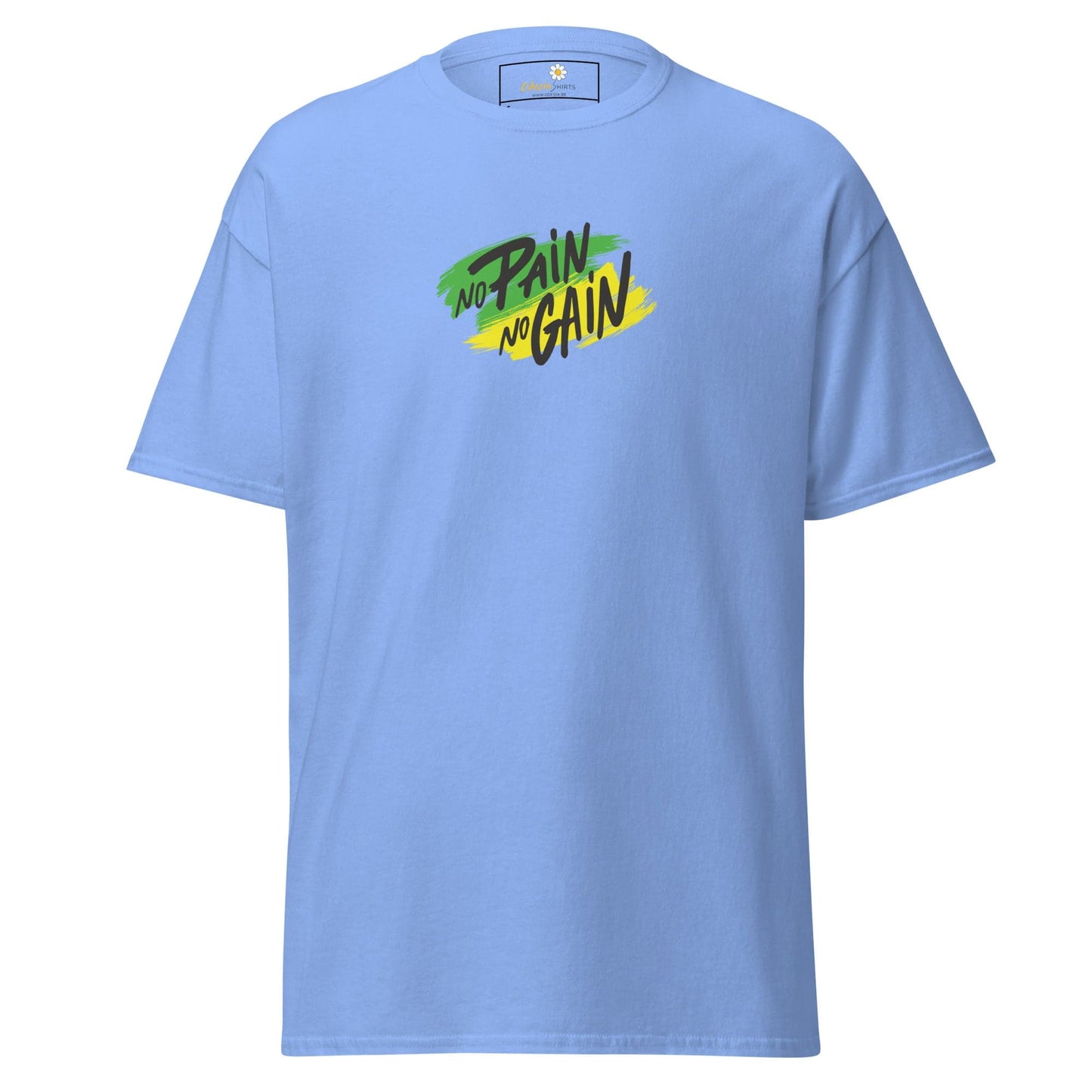 Unisex classic tee - SPORT NO PAIN NO GAIN - REGULAR - Carolina Blue / S