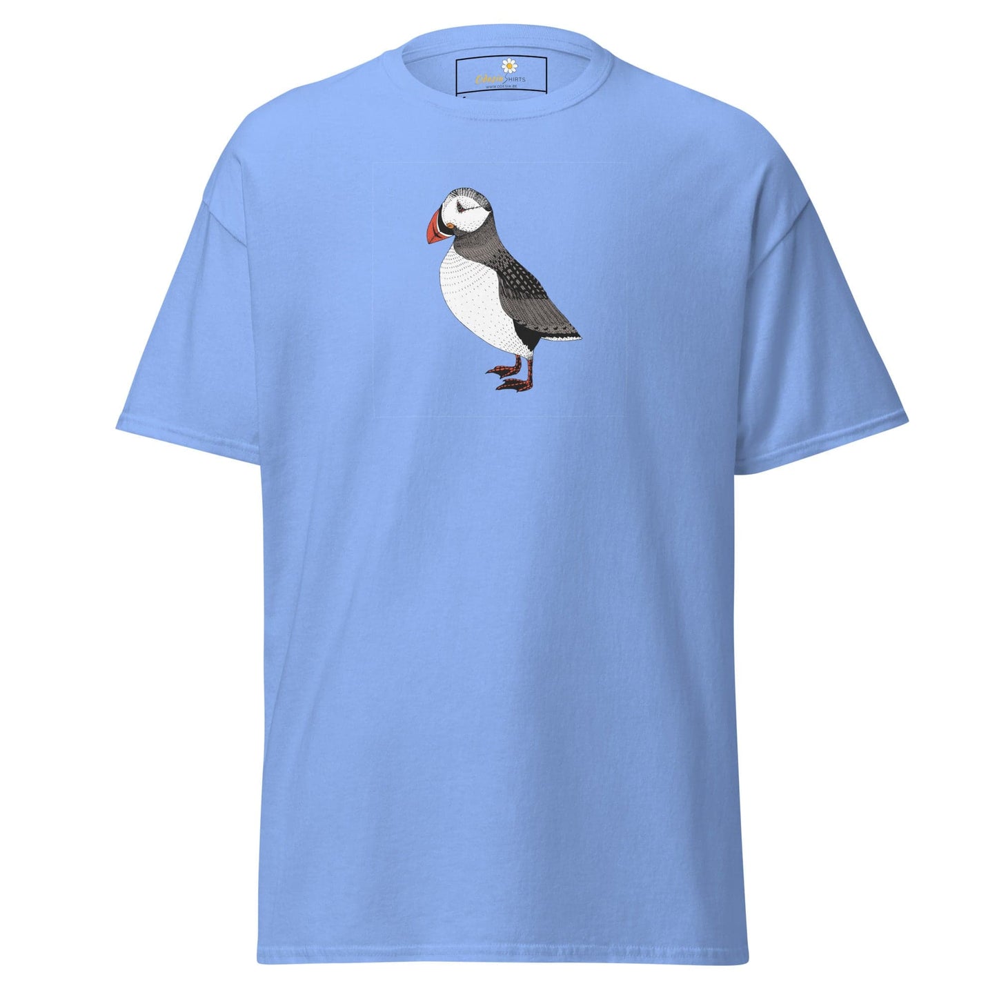 Unisex classic tee - WILD LIFE WALKING BIRD - REGULAR - Carolina Blue / S