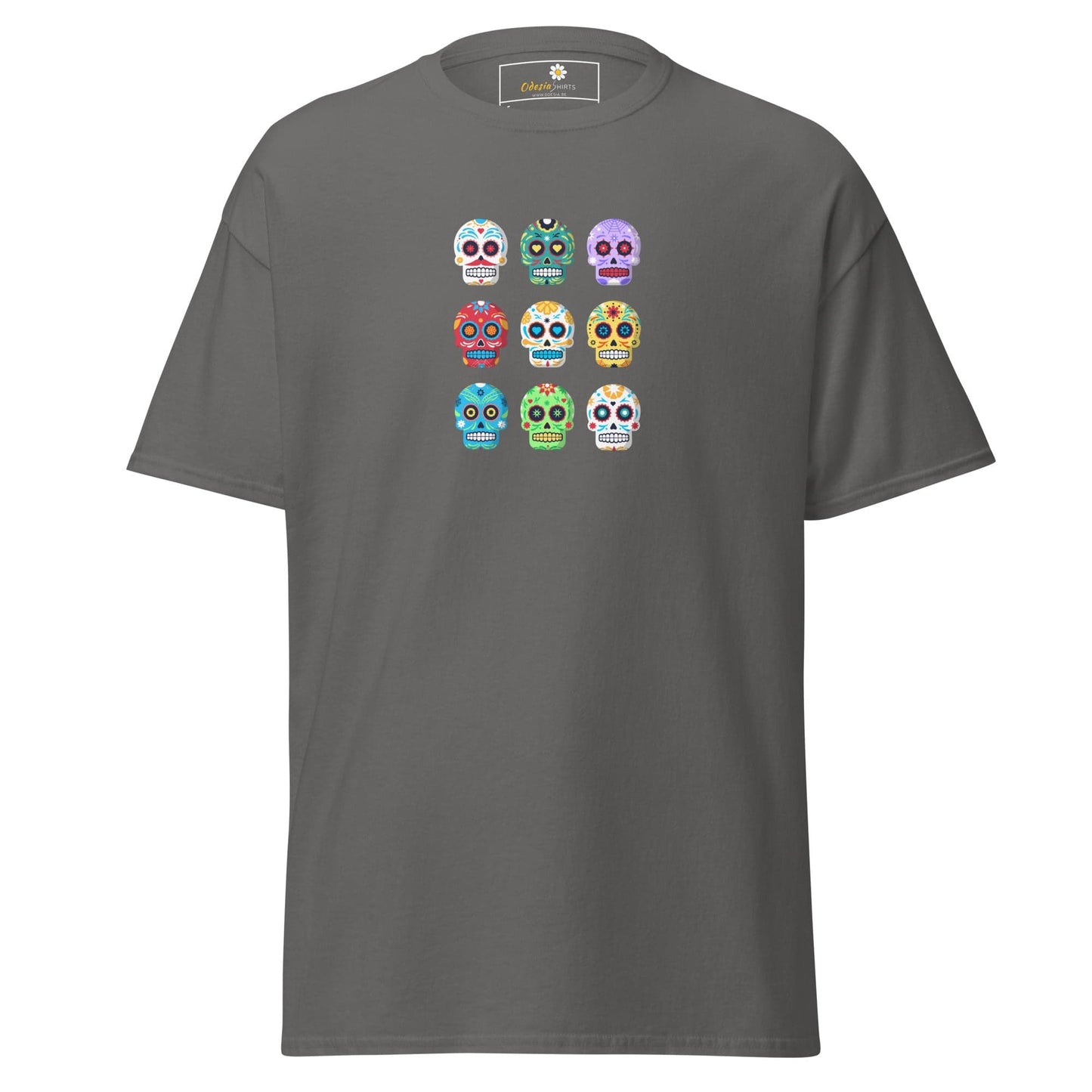 Unisex classic tee - SKULL COLOR SKULLS - REGULAR - Charcoal / S